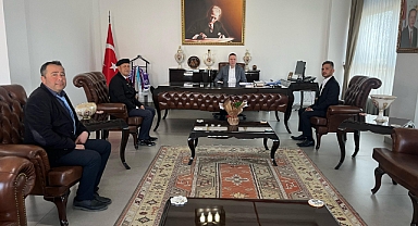 HARP MALÜLÜ GAZİLER, ŞEHİT DUL VE YETİMLERİ DERNEĞİ'NDEN MİLAS KAYMAKAMI BÖKE'YE ZİYARET