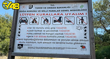 GECE BU SAHİLLERE GİRENLER 557 BİN LİRA CEZA ÖDEYECEK