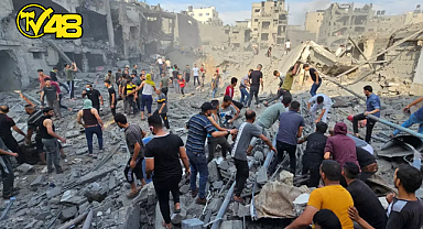 İSRAİL GECE BOYUNCA GAZZE'YE BOMBA YAĞDIRDI! 100'DEN FAZLA FİLİSTİNLİ HAYATINI KAYBETTİ