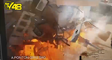 BODRUM MİLTA MARİNA’DAKİ PATLAMA KAMERALARA ANBEAN YANSIDI