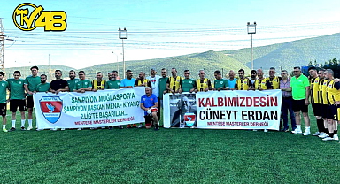 CÜNEYT ERDAN ANISINA ANLAMLI MAÇ: SPOR VE BASIN CAMİASI SAHADA BULUŞTU