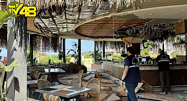 FETHİYE’DE RESTORANDA TAVAN ÇÖKTÜ: 5 KİŞİ YARALANDI