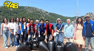 MARMARİS'TE KIYI TEMİZLİĞİ PROJESİ