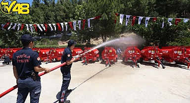 YANGINLARA KARŞI KIRSALA GÜÇLÜ DESTEK: 180 MAHALLEYE TANKER DESTEĞİ