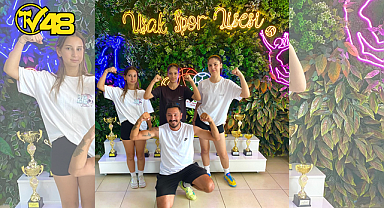 ANTRENÖR ERAY AKAY'IN ÖĞRENCİLERİ HAYALLERİNE ULAŞTI! MİLASLI VOLEYBOLCULAR UŞAK SPOR LİSESİ'Nİ DERECEYLE KAZANDI