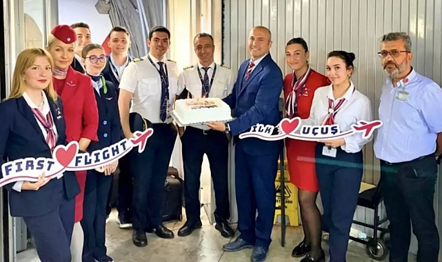 DALAMAN&#039;A TİRAN&#039;DAN İLK TURİST UÇUŞU