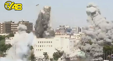 İSRAİL, SURİYE'NİN BAŞKENTİ ŞAM'A YENİ SALDIRILAR DÜZENLEDİ!