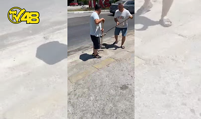 MİLAS’TA YOL ÇALIŞMASI SONRASI TOZ VE MOLOZ KABUSU: TEMİZLİK ESNAFA KALDI