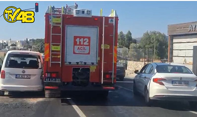 YALIKAVAK&#039;TA İTFAİYE ARACI KAZAYA KARIŞTI: FRENLER TUTMADI, FACİA UCUZ ATLATILDI