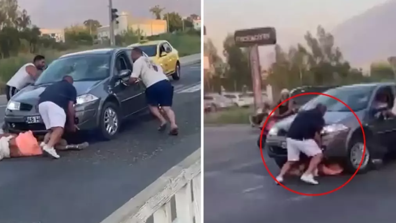 Önce Çarptı, Ardından Üzerinden Geçmeye Çalıştı