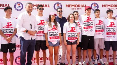 Memorial ve Yüzme Federasyonu, Bodrum'da Sağlığa Kulaç Attı