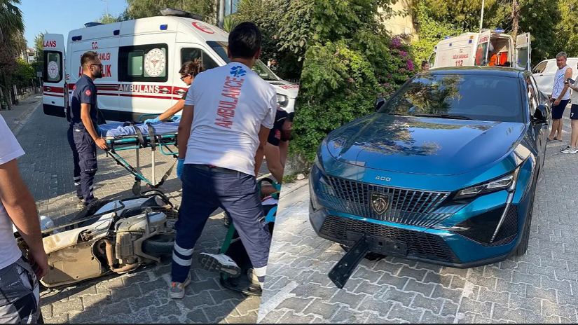 Milas’ta Trafik Kazası: Motosiklet ile Otomobil Çarpıştı, 2 Kişi Yaralandı