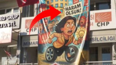 Chp Binasına Asılan Pankart Gündem Oldu