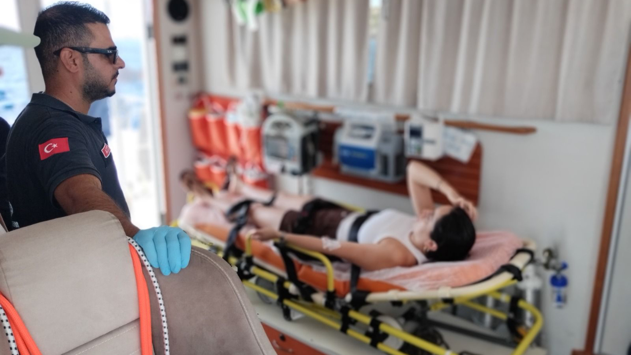 Bodrum’da Epilepsi Nöbeti Geçiren Meksikalı Turist Tıbbi Tahliye Edildi