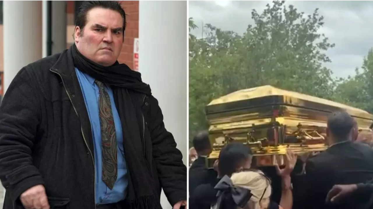 &#039;Roman Kralı&#039; Frank Thompson Altın Tabutla Gömüldü