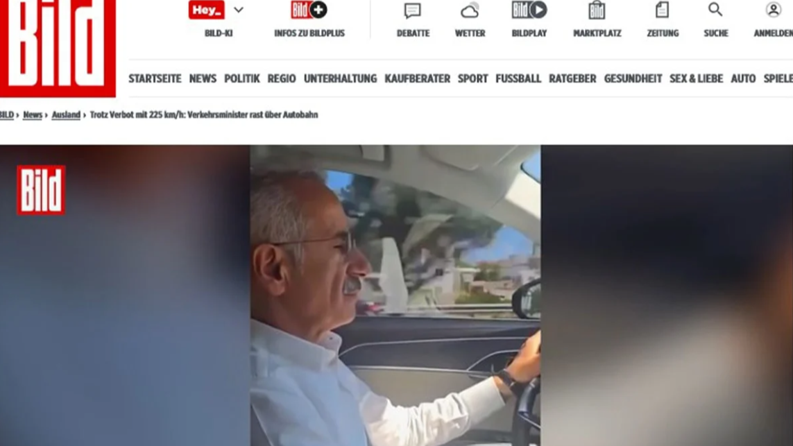 Alman Gazetesi Bakan Uraloğlu İle Dalga Geçti
