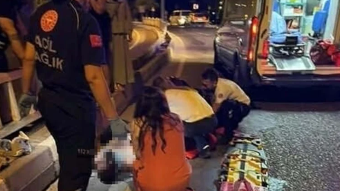 Kaza Sırasında Kaskı Çıkan Sürücü Hayatını Kaybetti