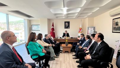 İYİ Parti Heyetinden Muğla Gazeteciler Cemiyeti'ne Ziyaret