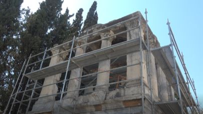 Gümüşkesen Anıtı'nda Beklenen Çalışmalar Başladı: Milas Yeni Bir Kültür Alanı Kazanıyor