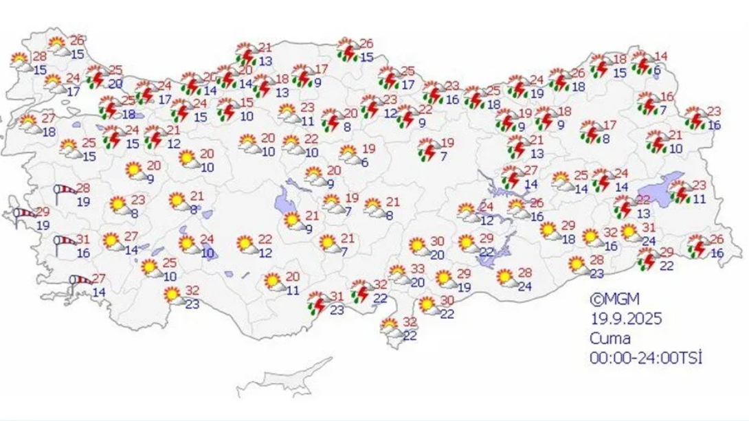 Ve Yaz Bitiyor, Kapıda Üç Gün Sürecek Yağmur Ve Soğuk Var...