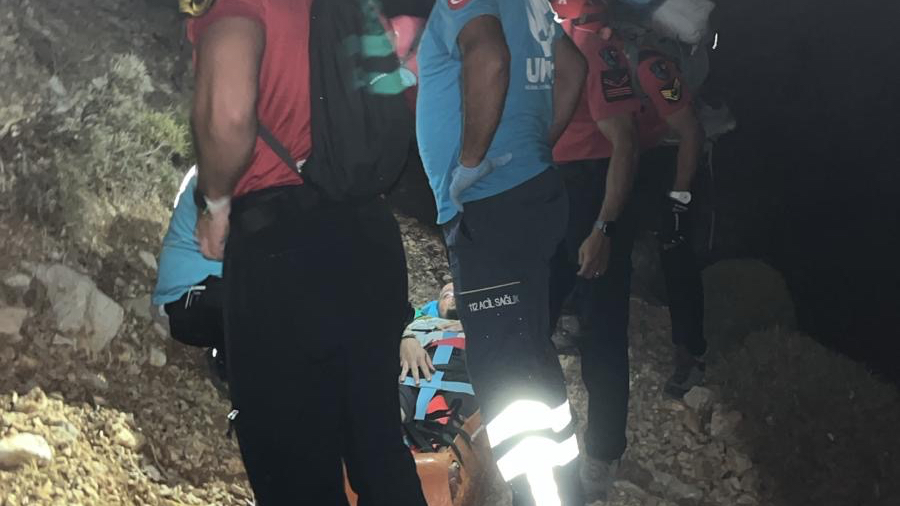 Fethiye’de Tur Yürüyüşünde Mahsur Kalan 3 kişi kurtarıldı.