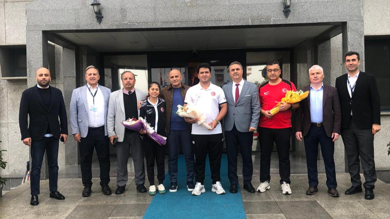 Dünya Şampiyonu Emircan Haney Milas Bodrum Havalimanı’nda Karşılandı