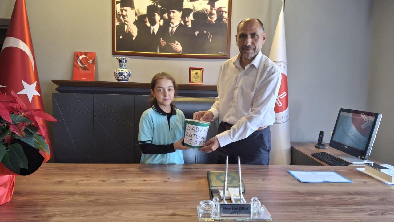 Seydikemer’de Ortaokul Öğrencilerinden Filistin’e Destek