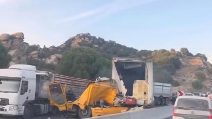 Çine–Yatağan Güzergâhında Tır Kazası: Yatağan Yönünde Trafik Çift Yönlü Kapatıldı