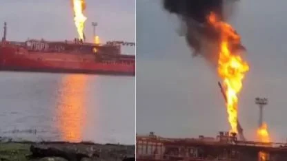 Rusya, 4 bin ton LPG taşıyan Türk Gemisini Vurdu!