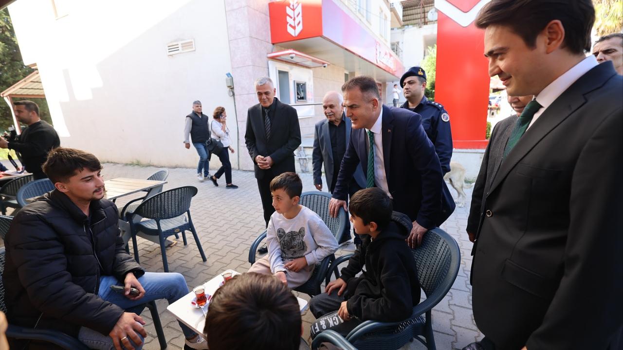 VALİ DR. İDRİS AKBIYIK’TAN SEYDİKEMER ESNAFINA ZİYARET