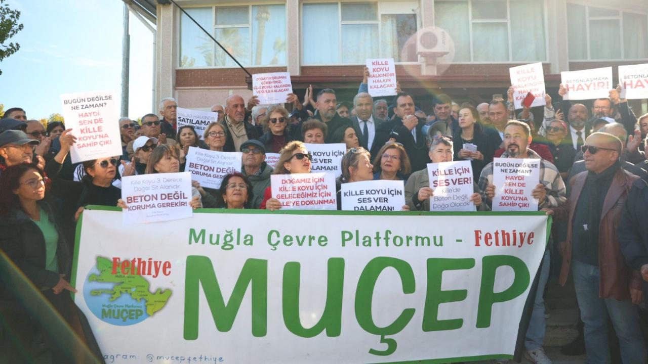 DALAMAN, YAT VE TEKNE BAĞLAMA İSKELESİ PROJESİ’NE KARŞI TEK YÜREK OLDU