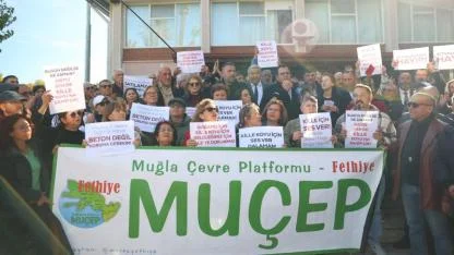 DALAMAN, YAT VE TEKNE BAĞLAMA İSKELESİ PROJESİ’NE KARŞI TEK YÜREK OLDU