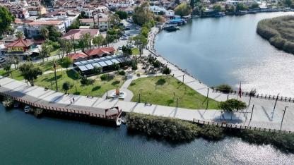 DALYAN KAUNOS KRAL ÇAY BAHÇESİ KIŞA HAZIR HÂLE GETİRİLDİ