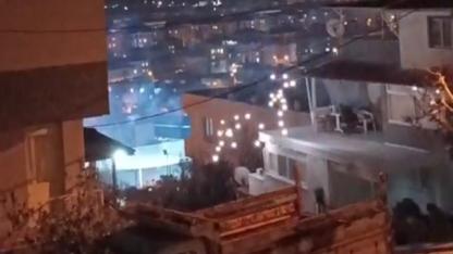 Elektrik Direğinde Çıkan Alevler Balkonlara Kadar Ulaştı