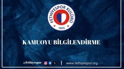 FETHİYESPOR YÖNETİMİ: “GALATASARAY MAÇI FETHİYE ŞEHİR STADI’NDA OYNANACAK”