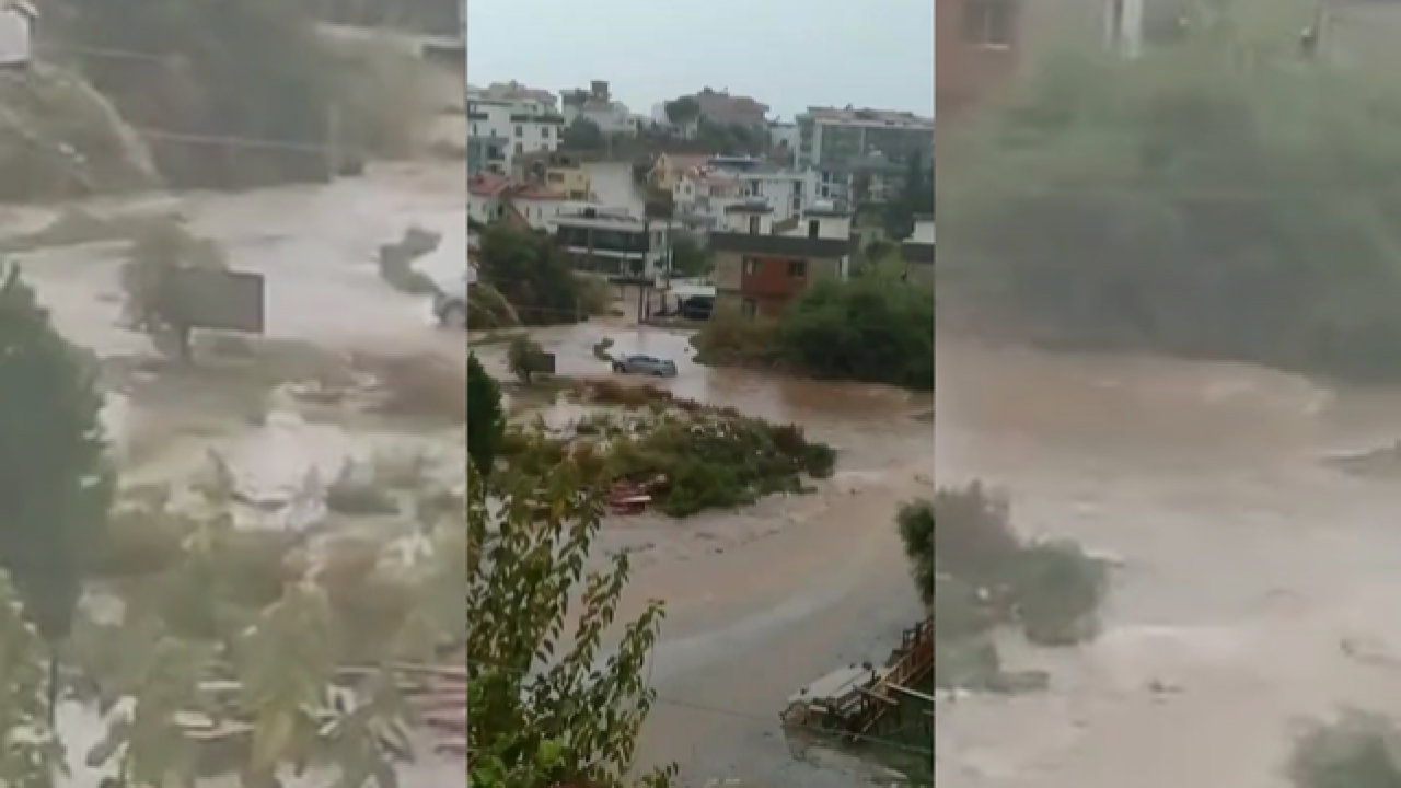 Güllük Mahallesi Yağmur Sonrası Göle Döndü