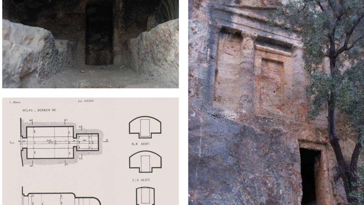 Milas'ın tarihi hazinesi: Tapınak görünümlü kaya mezarı