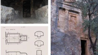 Milas'ın tarihi hazinesi: Tapınak görünümlü kaya mezarı