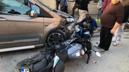 Milas’ta Kaza: Motosiklet Sürücüsü Yaralandı