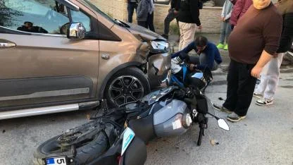 Milas’ta Kaza: Motosiklet Sürücüsü Yaralandı