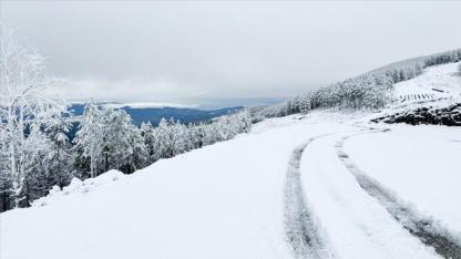 Muğla Göktepe Beyaza Büründü