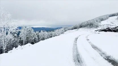 Muğla Göktepe Beyaza Büründü