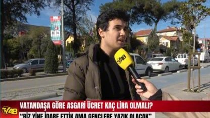 Yeni Yıl Öncesi Asgari Ücret Nabzı: TV48 Mikrofonu Vatandaşa Uzattı