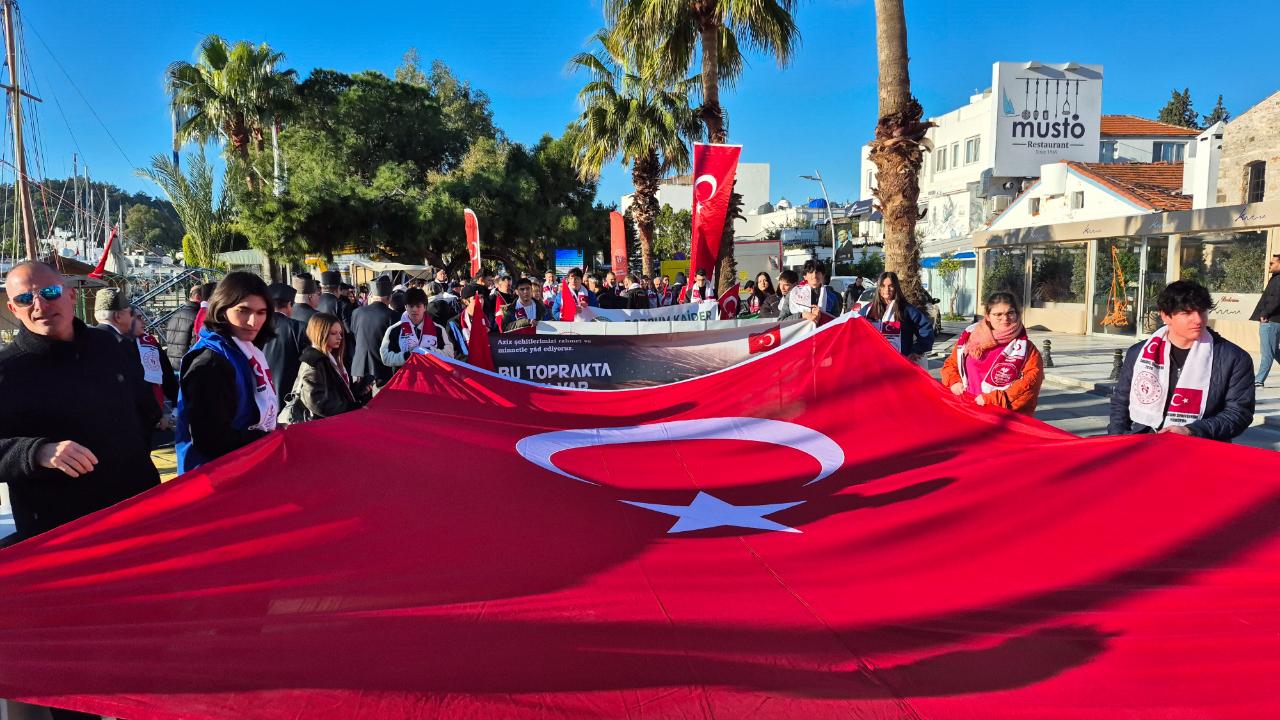 BODRUM’DA SARIKAMIŞ ŞEHİTLERİ ANILDI