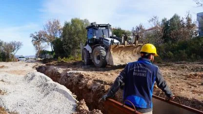 Datça İskele Mahallesi Çomarlık'ta kanalizasyon sorunu sona eriyor