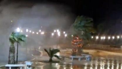 Datça’da fırtına etkili oldu