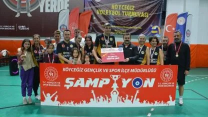 Köyceğiz Voleybol Turnuvası ödül töreni ile tamamlandı