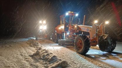Antalya Akseki'de Sağanak Kara Döndü