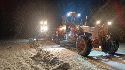 Antalya Akseki'de Sağanak Kara Döndü