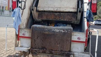 Marmaris Belediyesinin Çöp Kamyonu Yayaya Çarptı